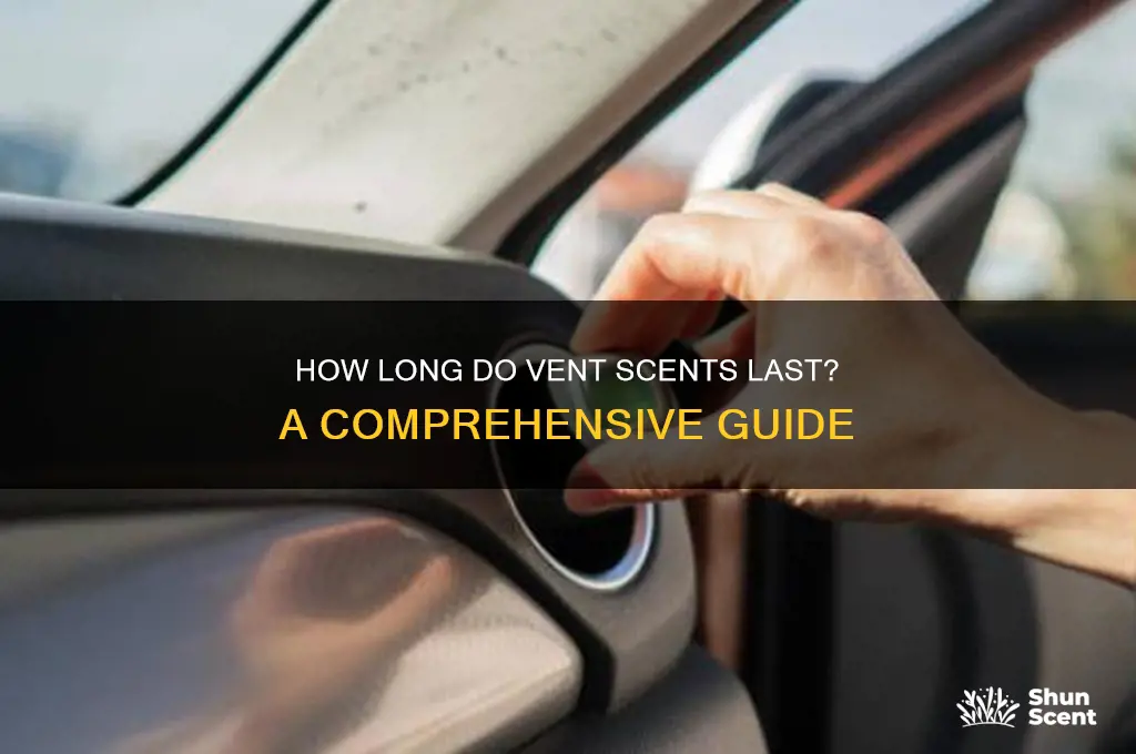 how long do vent scents last