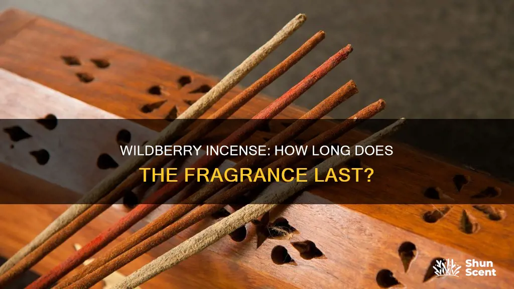 how long do wildberry incense burn