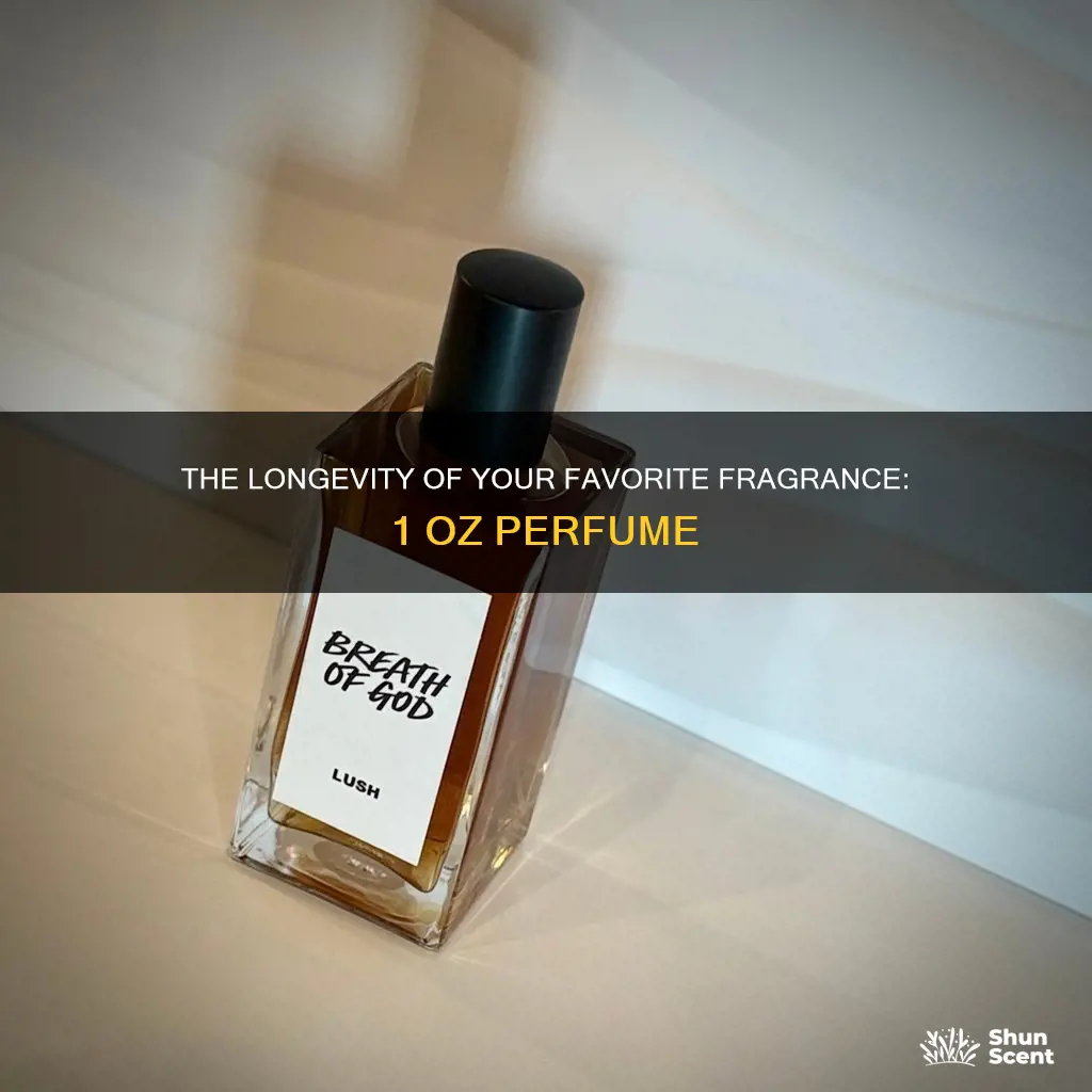 how long does 1 oz perfume last
