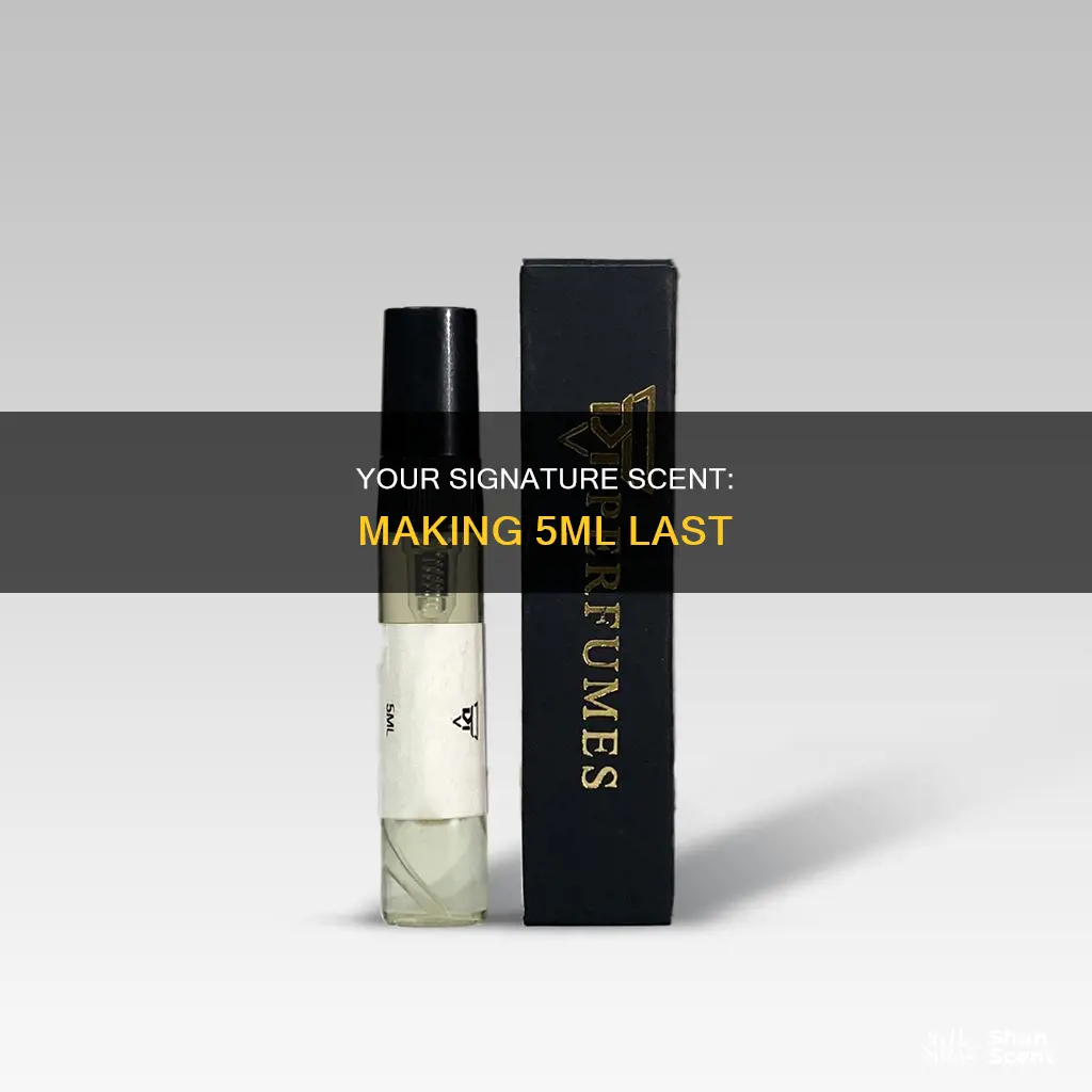 how long does 5 ml perfume last dabbed on