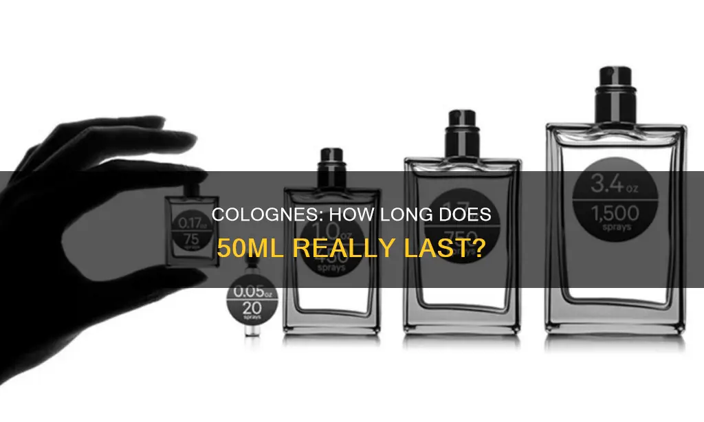 how long does 50 ml cologne last