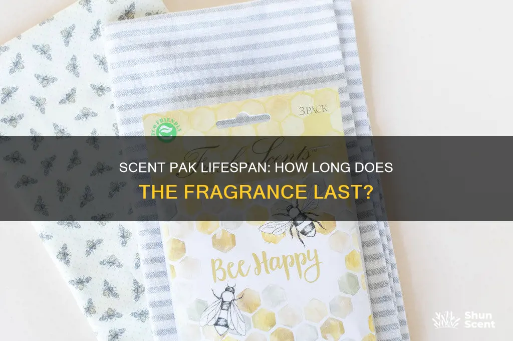 how long does a scent pak last