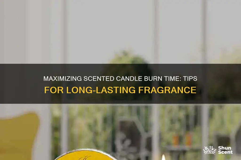 how long does a scented candle last