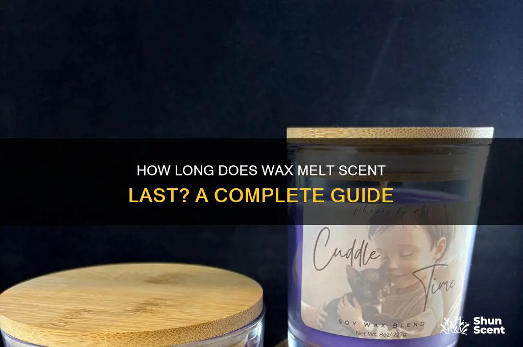 how long does a wax melt scent last