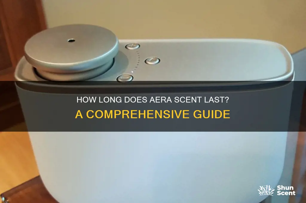 how long does aera scent last