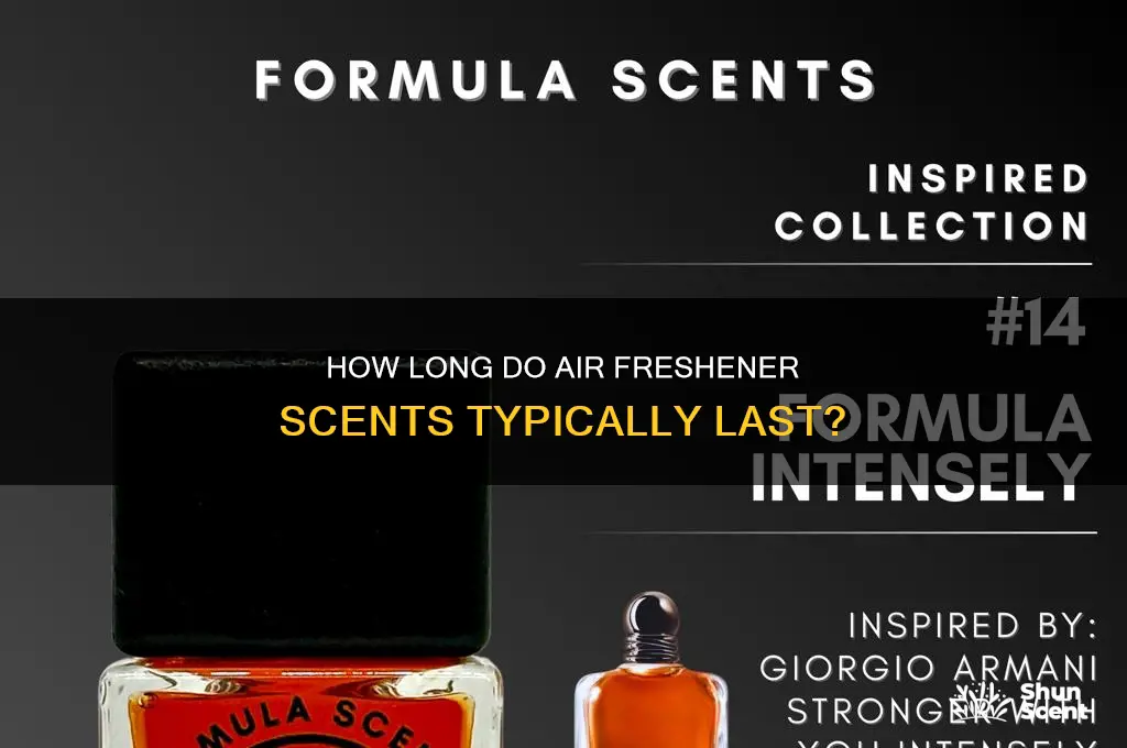 how long does air fresnhner scent last