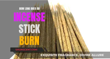 Incense Sticks: Burning Time and Duration Factors