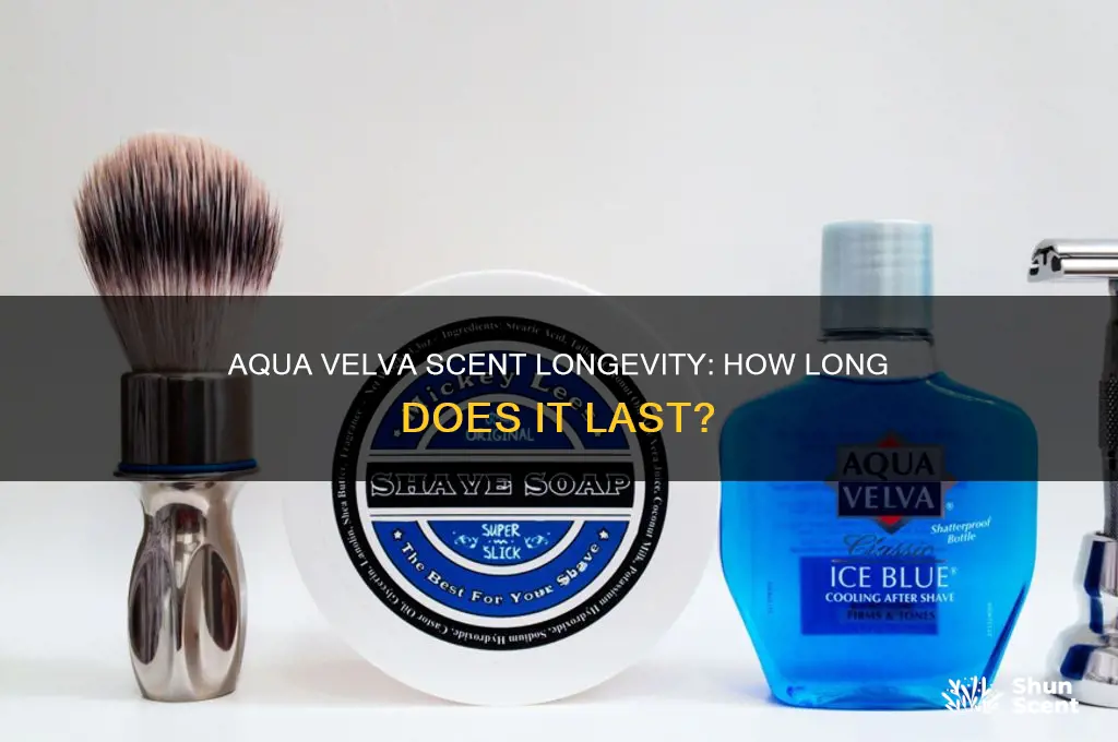 how long does aqua velva scent last
