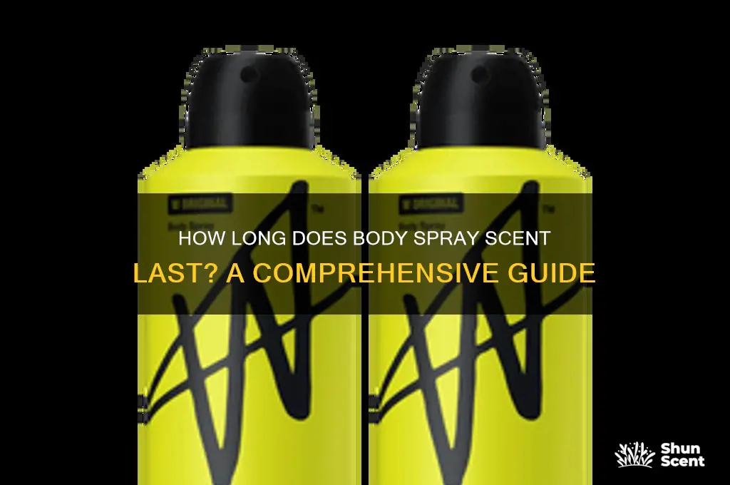 how long does body spray scent last