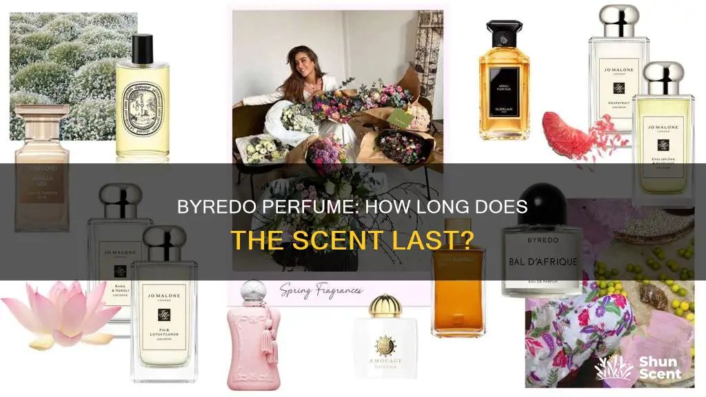 how long does byredo perfume last