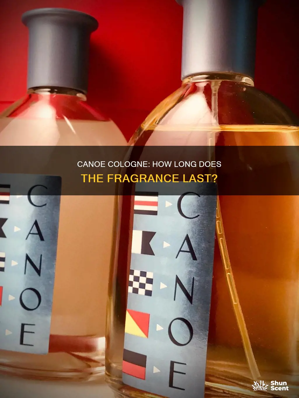 how long does canoe cologne last in a bottle