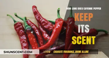 Cayenne Pepper's Aroma Lifespan: How Long Does the Scent Last?
