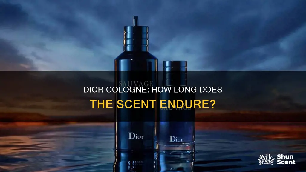 how long does dior cologne last