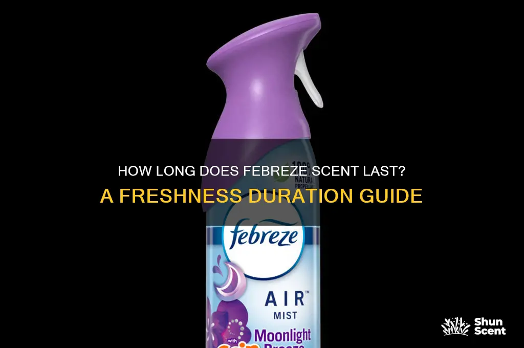how long does febreeze scent last