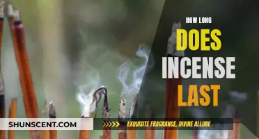 Incense Burning: How Long Does the Fragrance Last?