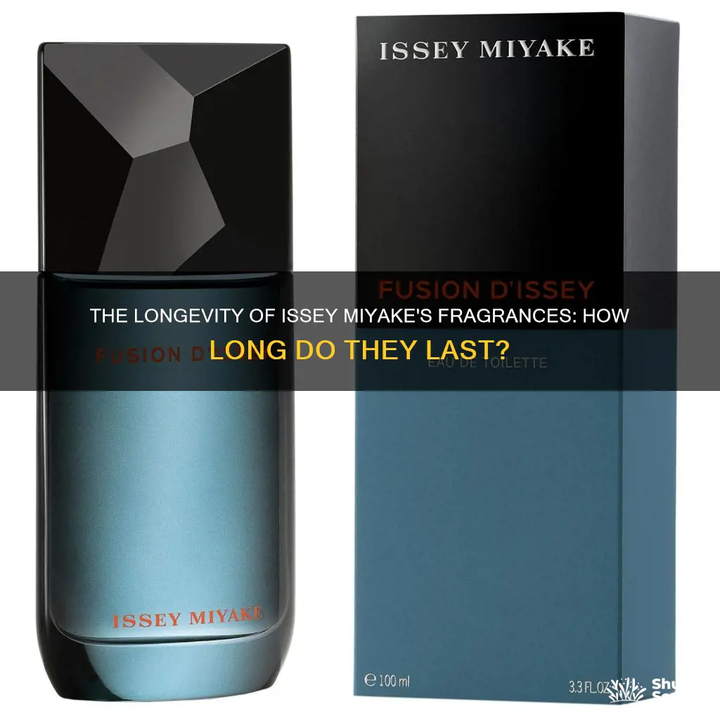 how long does issey mitake cologne smell last