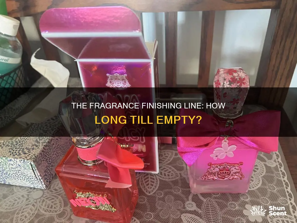 how long does it take to finish perfume