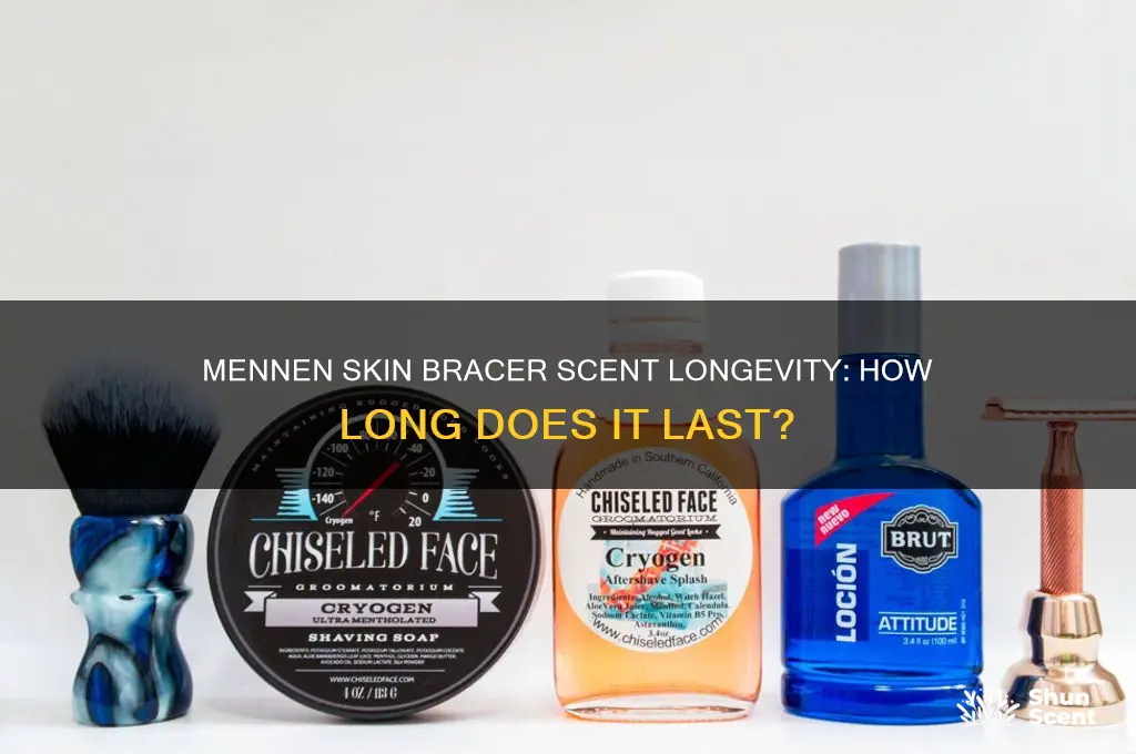 how long does mennen skin bracer scent last
