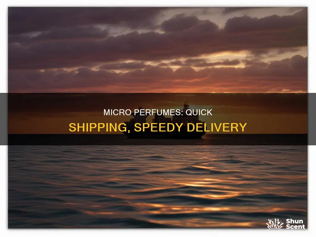 how long does micro perfumes take to ship