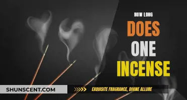 Incense Burning: How Long Does a Stick Last?