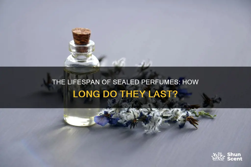 how long does perfume last in a sealed box