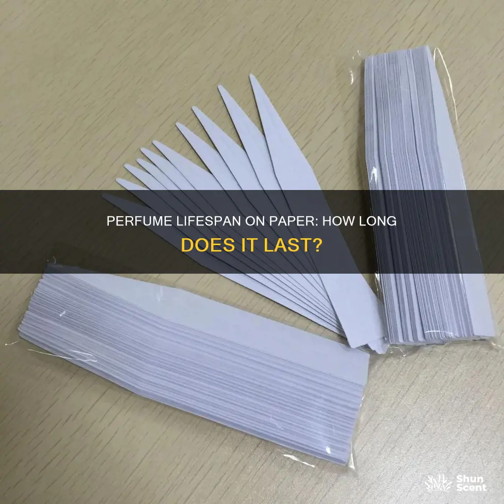 how long does perfume last o paper