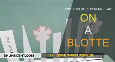 The Longevity of Perfume on Paper Blotters