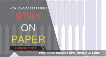 The Longevity of Fragrances on Paper