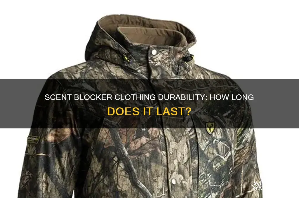 how long does scent blocker clothing last