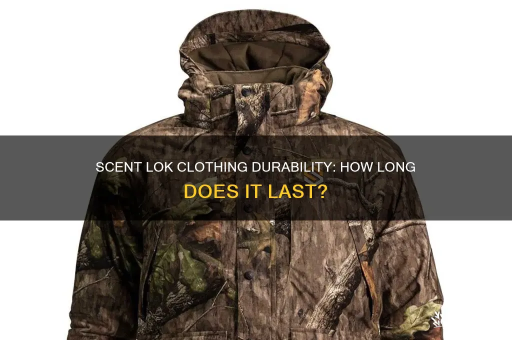 how long does scent lok clothing last