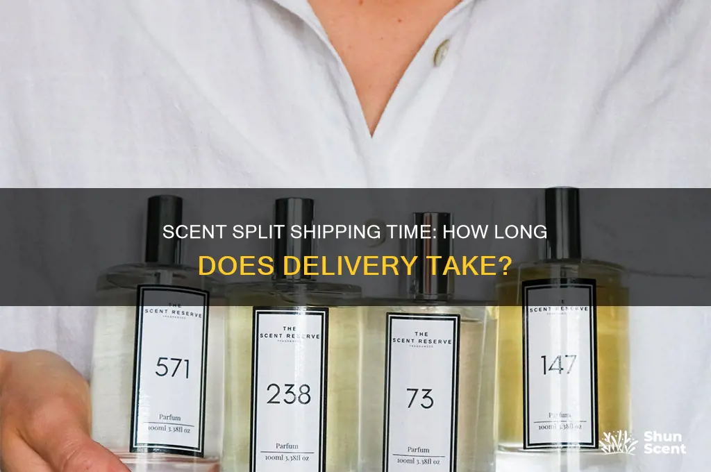 how long does scent split take to ship