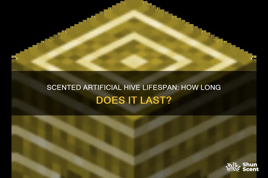how long does scented artifical hive take