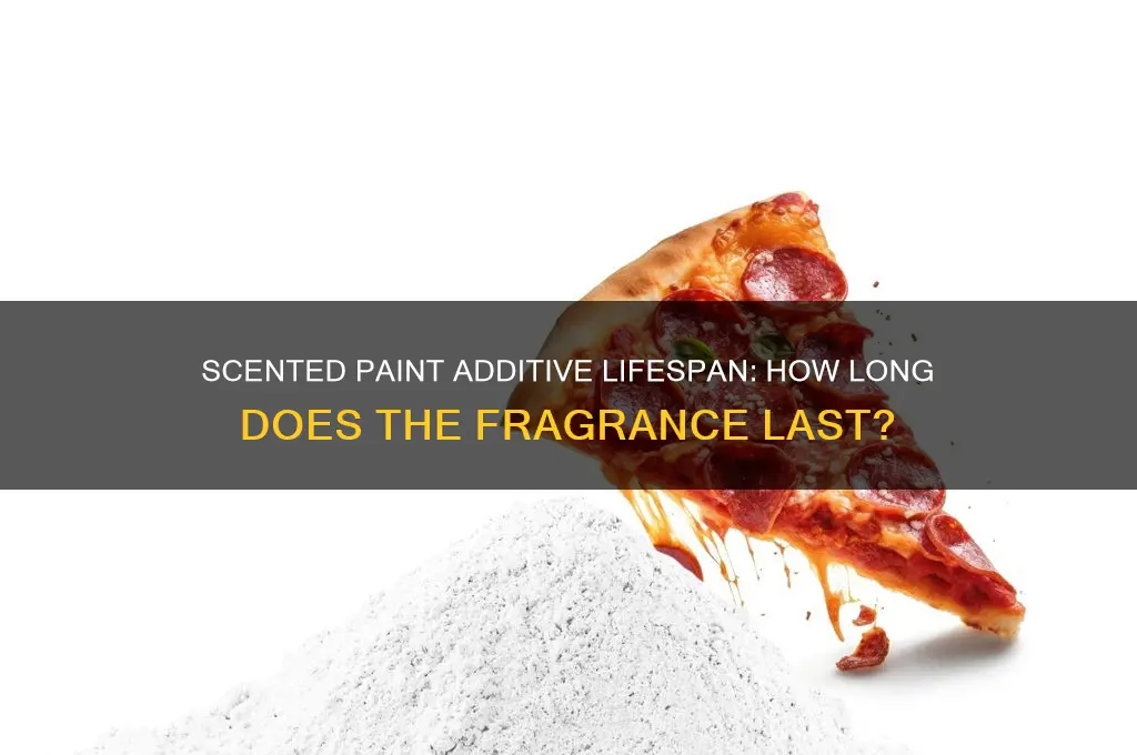 how long does scented paint additive last