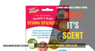 How Long Does Stinky Paper Retain Its Unpleasant Scent?
