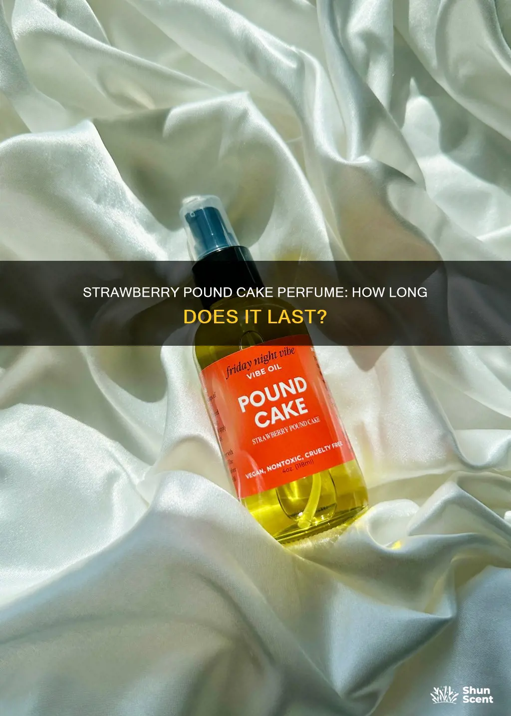 how long does strawberry pound cake perfume last