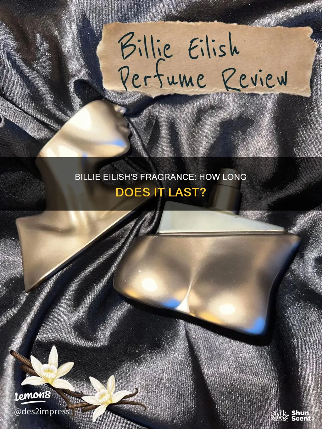 how long does the billie eilish perfume last
