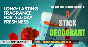 Unveiling the Longevity: Stick Deodorant's Fragrant Endurance