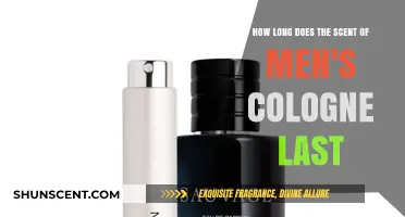 How Long Does Men's Cologne Scent Typically Last?