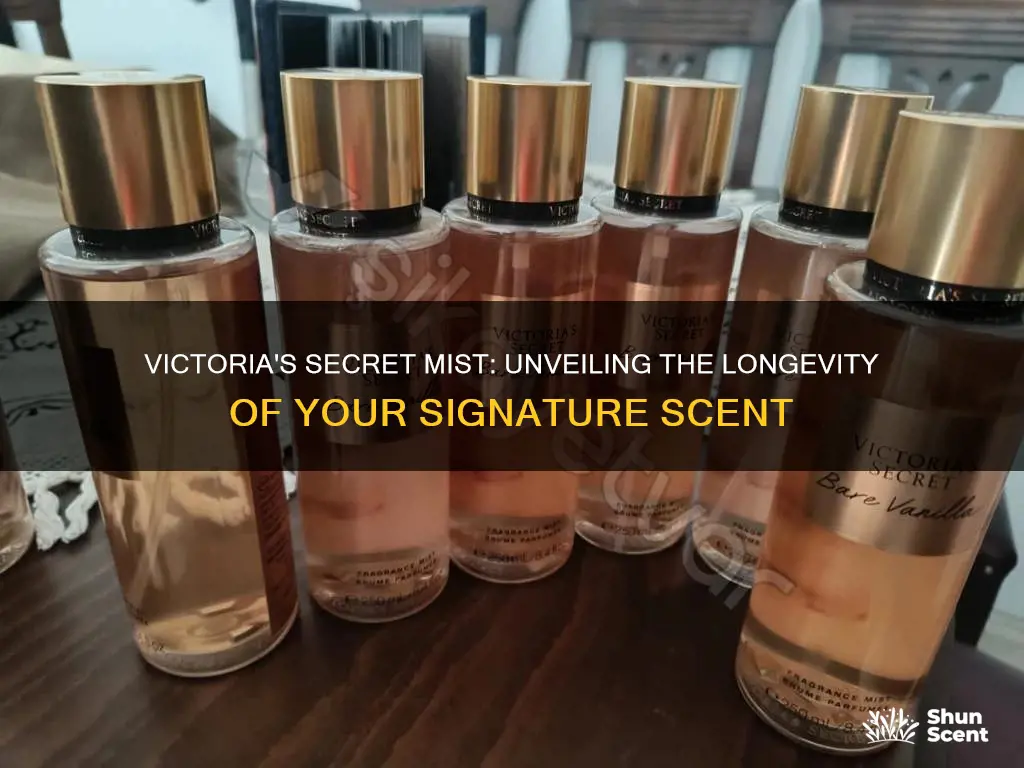 how long does victoria secret fragrance mist last