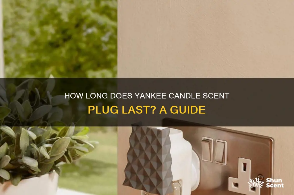 how long does yankee candle scent plug