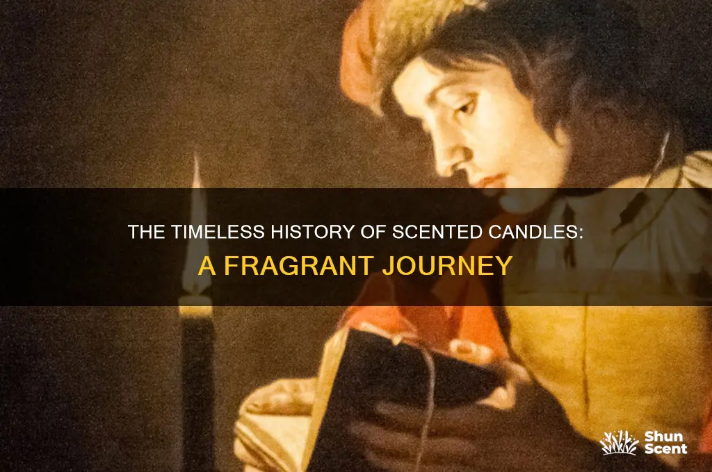 how long have scented candles been around