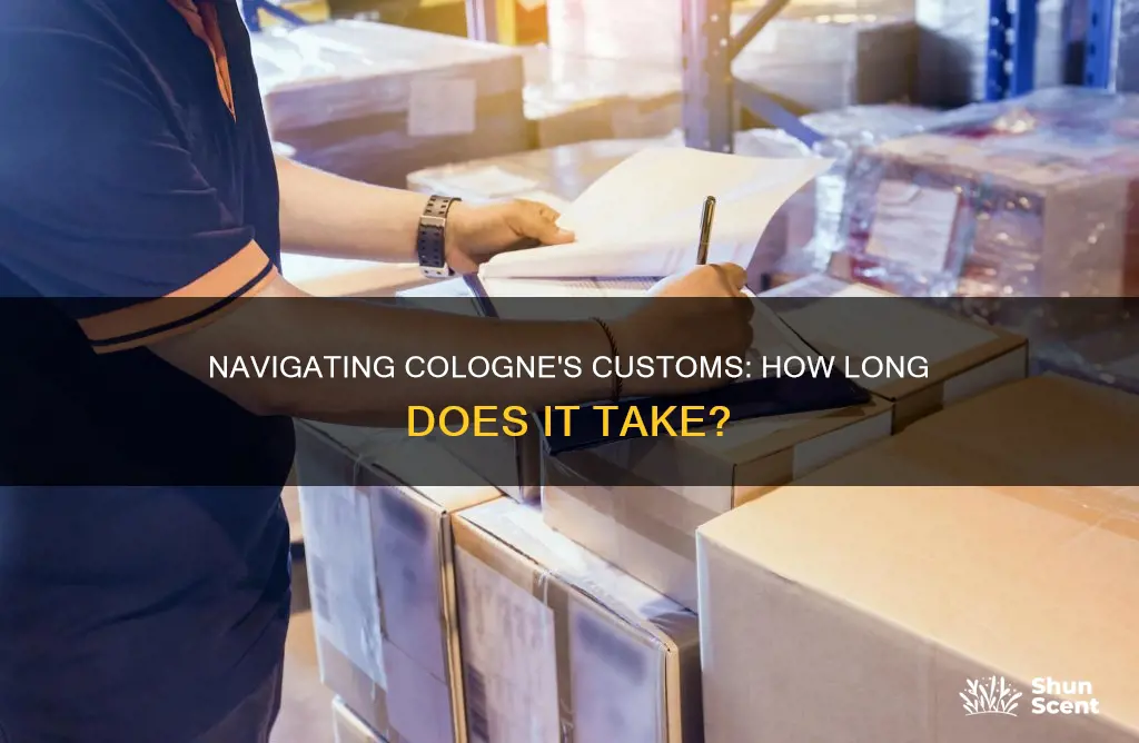 how long is customs in cologne germany