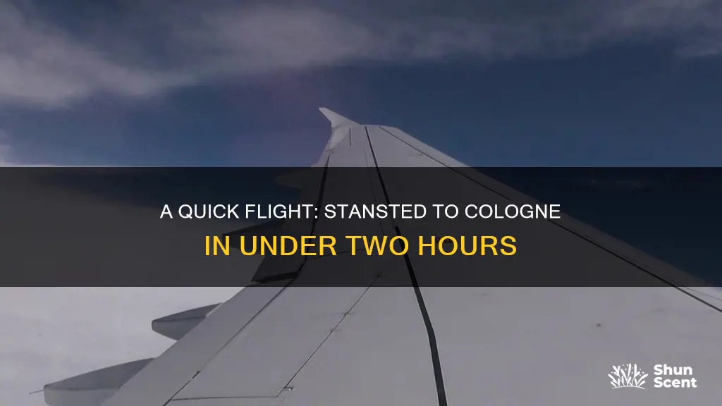 how long is flight from stansted to cologne