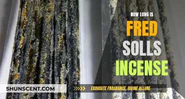 Fred Soll's Incense: How Long Do They Last?