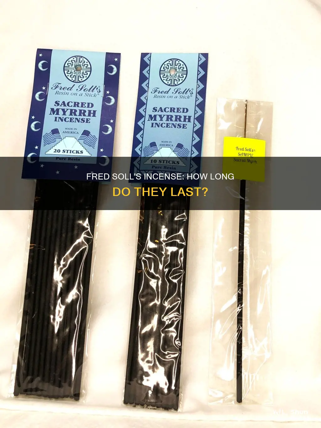 how long is fred solls incense