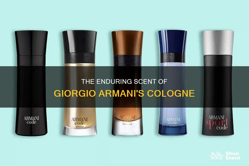 how long is the cologne giorgio armani