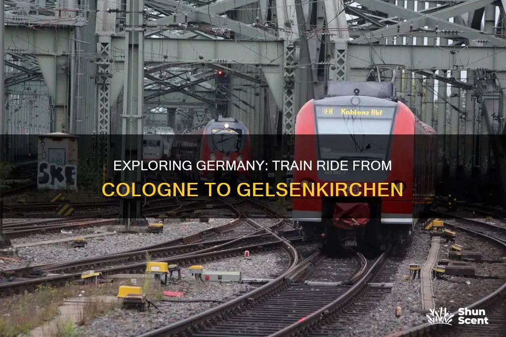 how long is train ride from cologne to gelsenchurkland germany