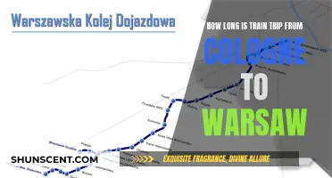 Exploring Europe by Rail: Cologne to Warsaw Trip Duration