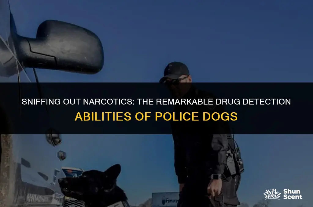 how long police dogs smell drugs
