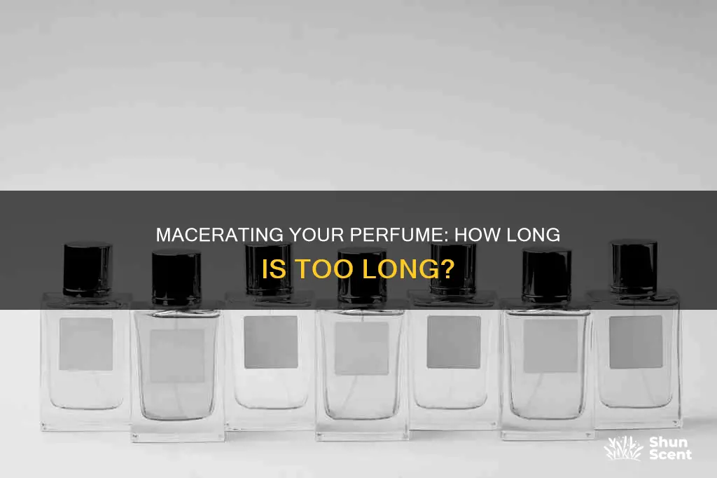 how long should you macerate perfume